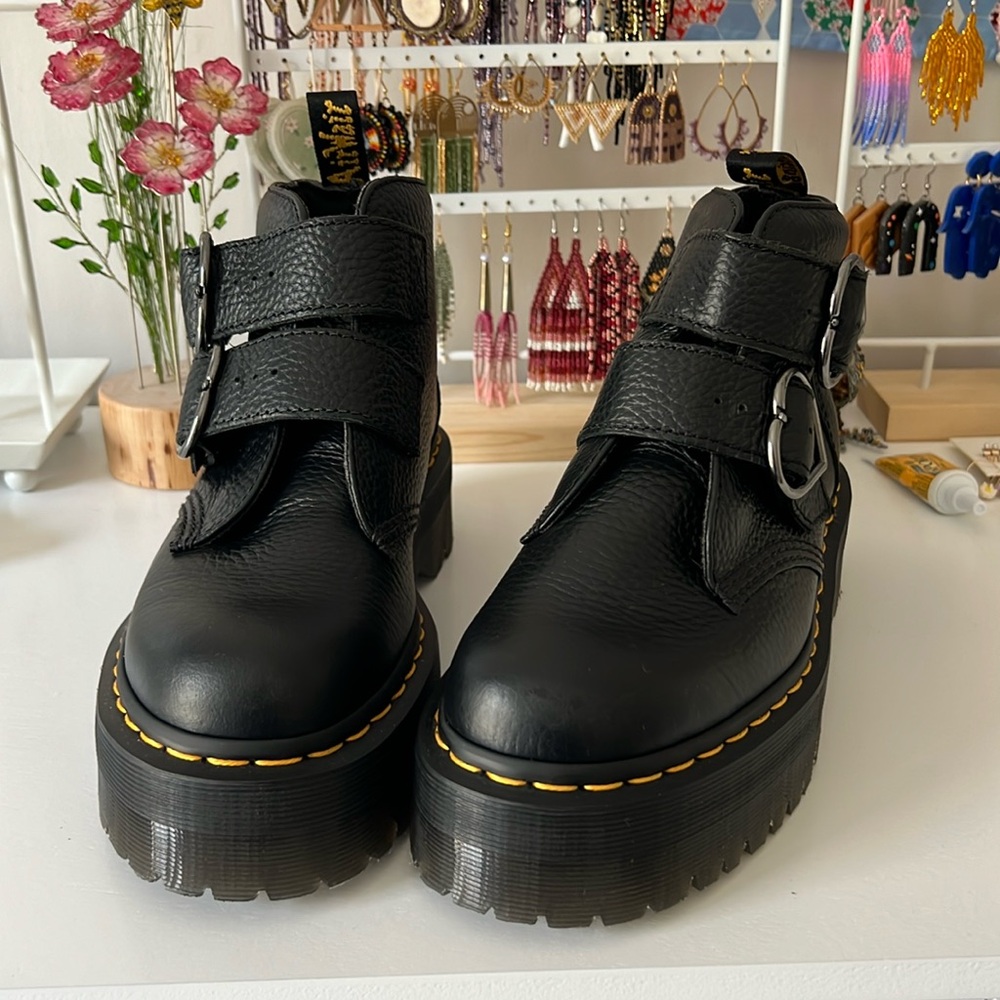 Heart Clasp Doc Martens